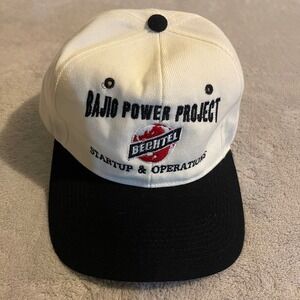 Bechtel Bajio Power Project Startup Operations Baseball Cap Men One Size Hat